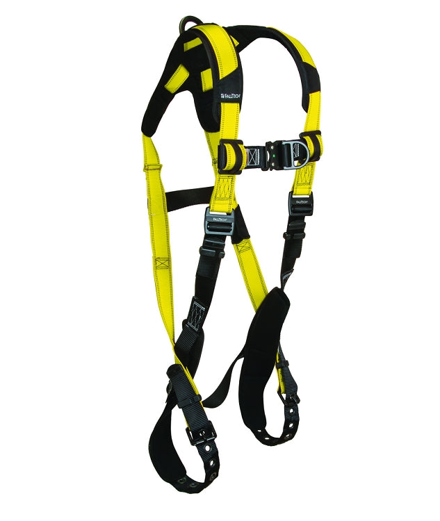 Falltech 7021BFD2X Journeyman Flex Climbing Non-belted 2X Alum 1D+FD TB Legs/QC Chest, Body Harness