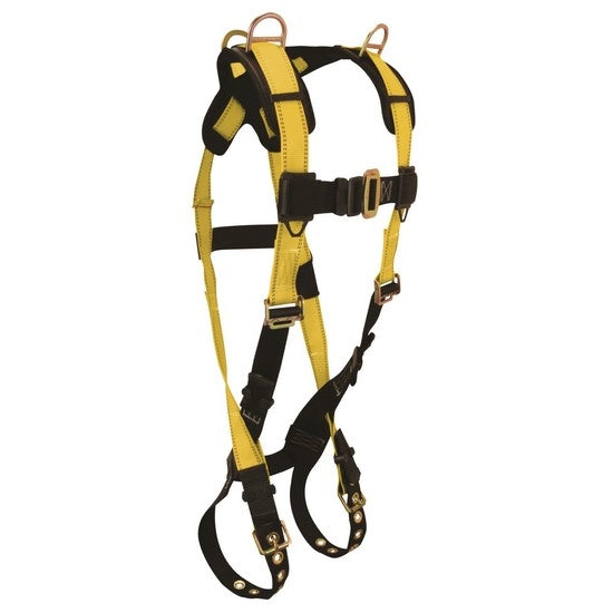 Falltech 70273X Journeyman Flex Retrieval Non-belted FBH 3X Steel 1D+SD TB Legs MB Chest, Body Harness