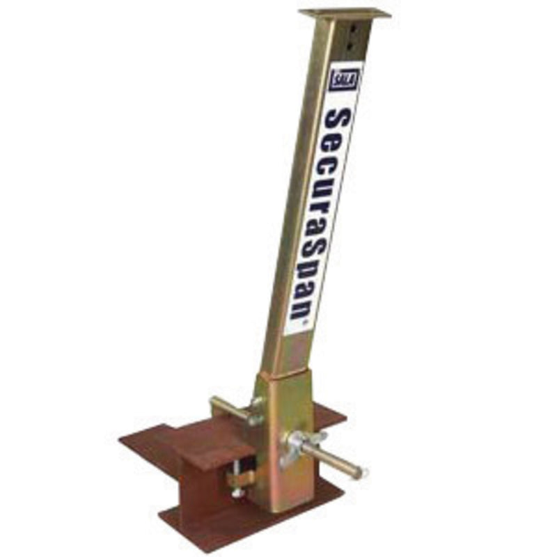 3M DBI SALA DBI/SALA 7400034 SecuraSpan Stanchion With I-Beam Base (Fits Flanges Up To 36 Wide And 3 3/8 Thick), Hoses, Connectors, Flanges