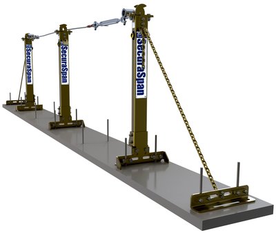 3M DBI SALA DBI/SALA 7400650 SecuraSpan Rebar/Shear Stud Horizontal Lifeline System, Lifelines Accessories