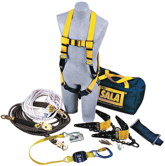 3M DBI SALA DBI/SALA 7611904 Roofer's Fall Protection Kit - HLL System
