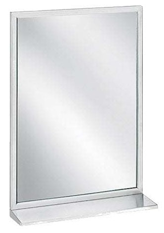 Bradley 7805-018240 Mirror, Angle Frame, 18x24, Mirrors
