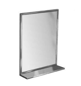 Bradley 7805-024362 Mirror, Angle Frame, 24" x 36", Shelf, Mirrors