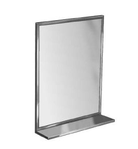 Bradley 7815-024360 Mirror, Channel Frame, 24" x 36", Shelf, Mirrors