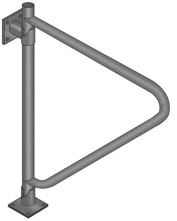 Bradley 8170-158000 Grab Bar- Exposed- 1-1/2 OD x 26.5 x 33.25, Grab Bars