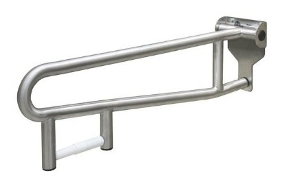 Bradley 8370-108000 Swing Up Grab Bar 1-1/4" od Satin Finish TTD, Grab Bars