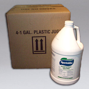Nikro Industries Inc. Nikro 861105 Sporicidin Disinfectant Solution ( 4-1 Gallon Bottles), Mold-Flood Remediation Equipment