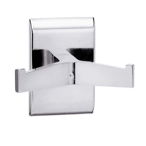 Bradley 912-000000 Robe Hook, Double, Chrome Plated, Hooks