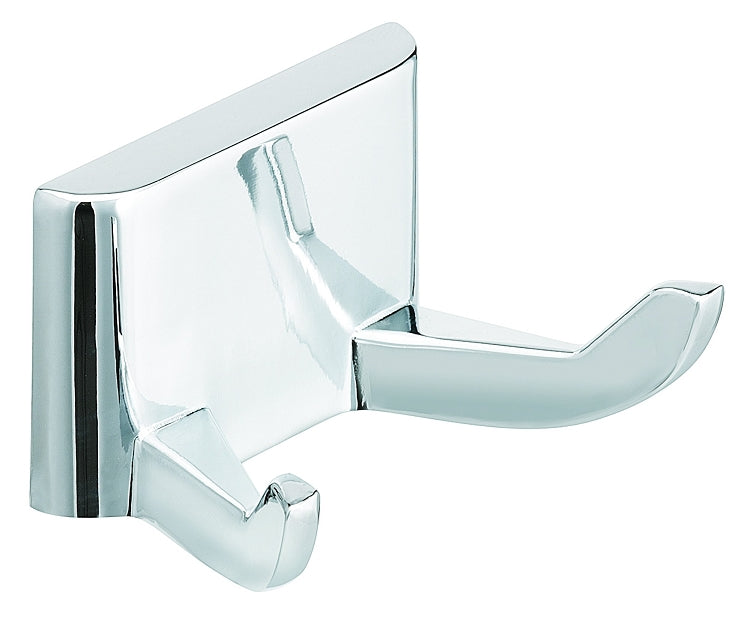 Bradley 932-000000 Robe Hook, Double, Polished Chrome, Hooks
