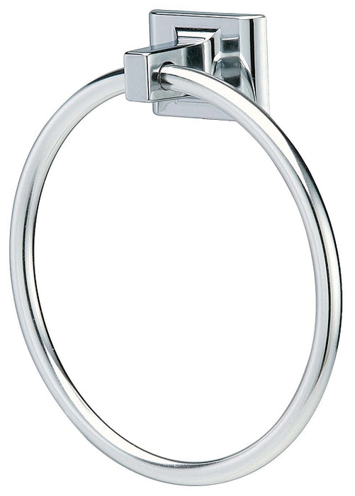 Bradley 934-000000 Towel Ring, Chrome Plated, Surface-Mounted