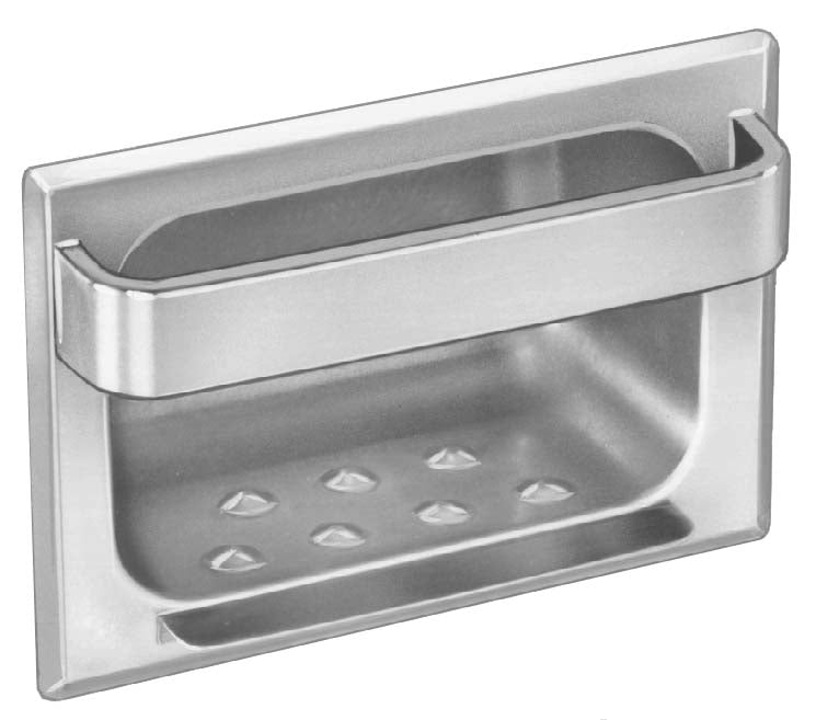 Bradley 9402-000000 Soap Dish, Towel Bar, Recessed, Soap Dishes