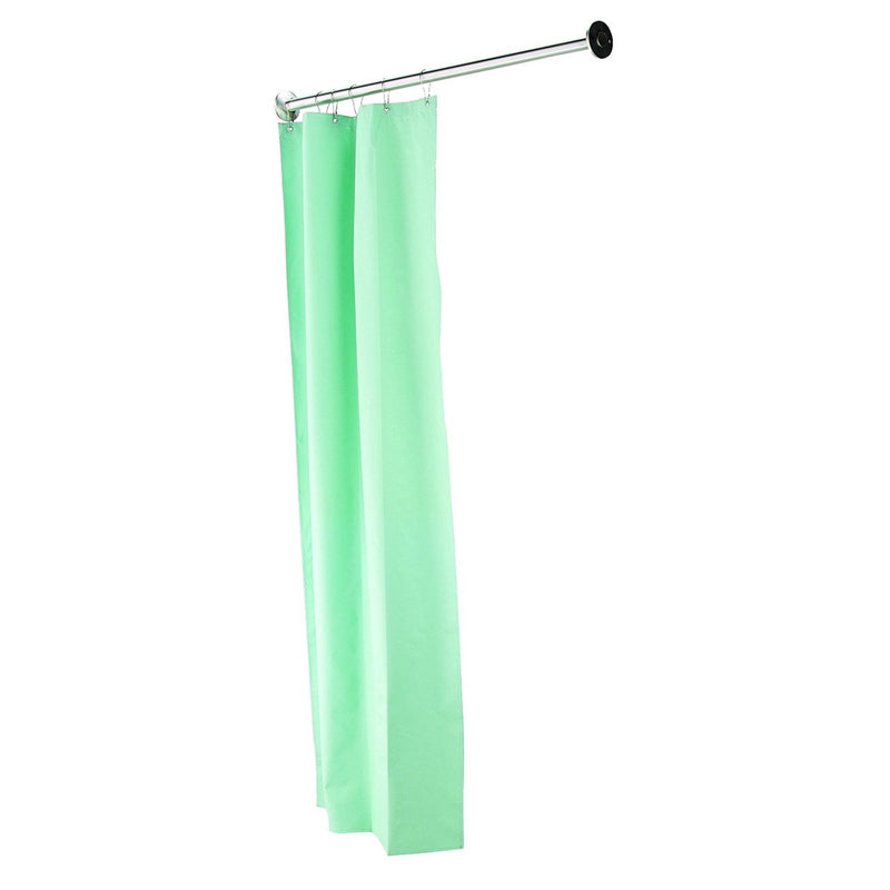 Bradley 9535-367200 Shower Curtain, Vinyl, Green, Shower Curtains