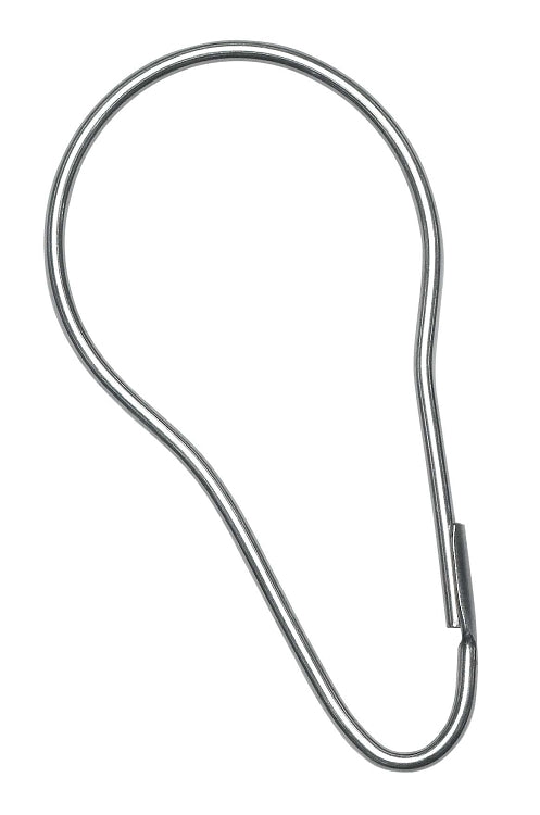 Bradley 9536-000000 Shower Curtain Hook, Stainless Spring, Shower Curtain Hooks