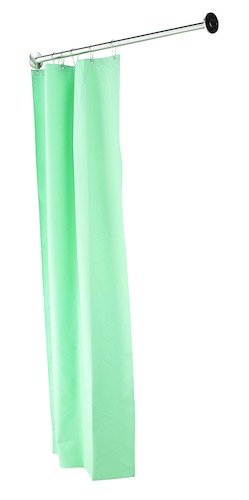 Bradley 9539-048000 Shower Rod 48", 1.25" OD, Shower Rods