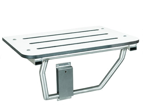 Bradley 9562-000000 Shower Seat Phenolic Folding White, Shower Seats
