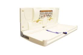 Bradley 9631-000000 Rectangular Baby Changer, Gray, Baby Changing Stations