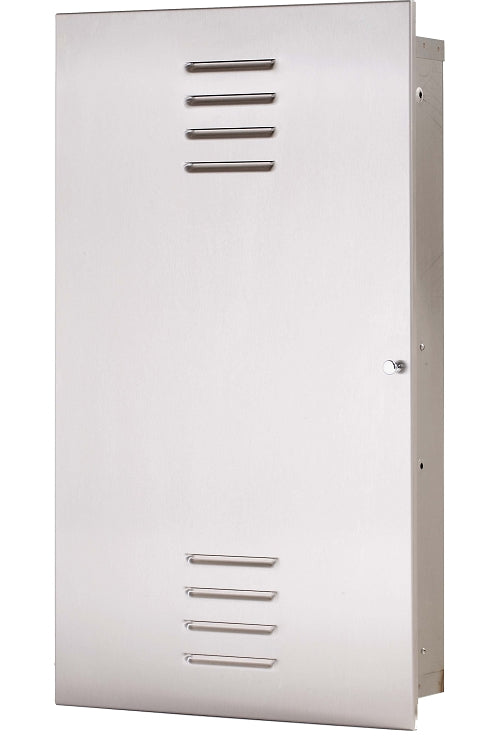Bradley 990-000000 Bedpan Storage Cabinet, Recessed, Stainless, Bed Pan Holders