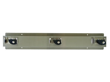 Bradley 9953-000000 Mop & Broom Holder, Stainless Steel, Utility Shelves