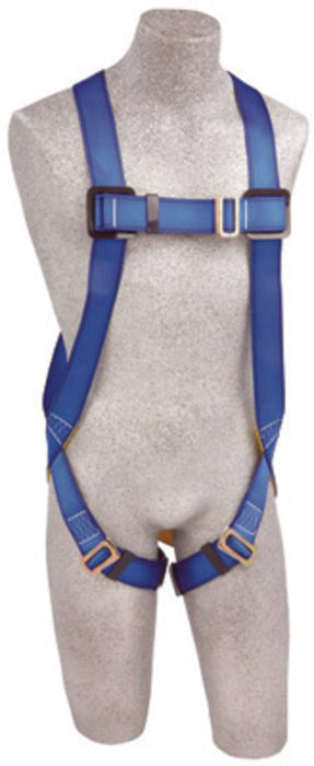 DBI/SALA AB17510-XXL 2X Protecta FIRST Full Body/Vest Style Harness With Back D-Ring, Pass Thru Buckle Legs And Attached 6' AE57610 Lanyard