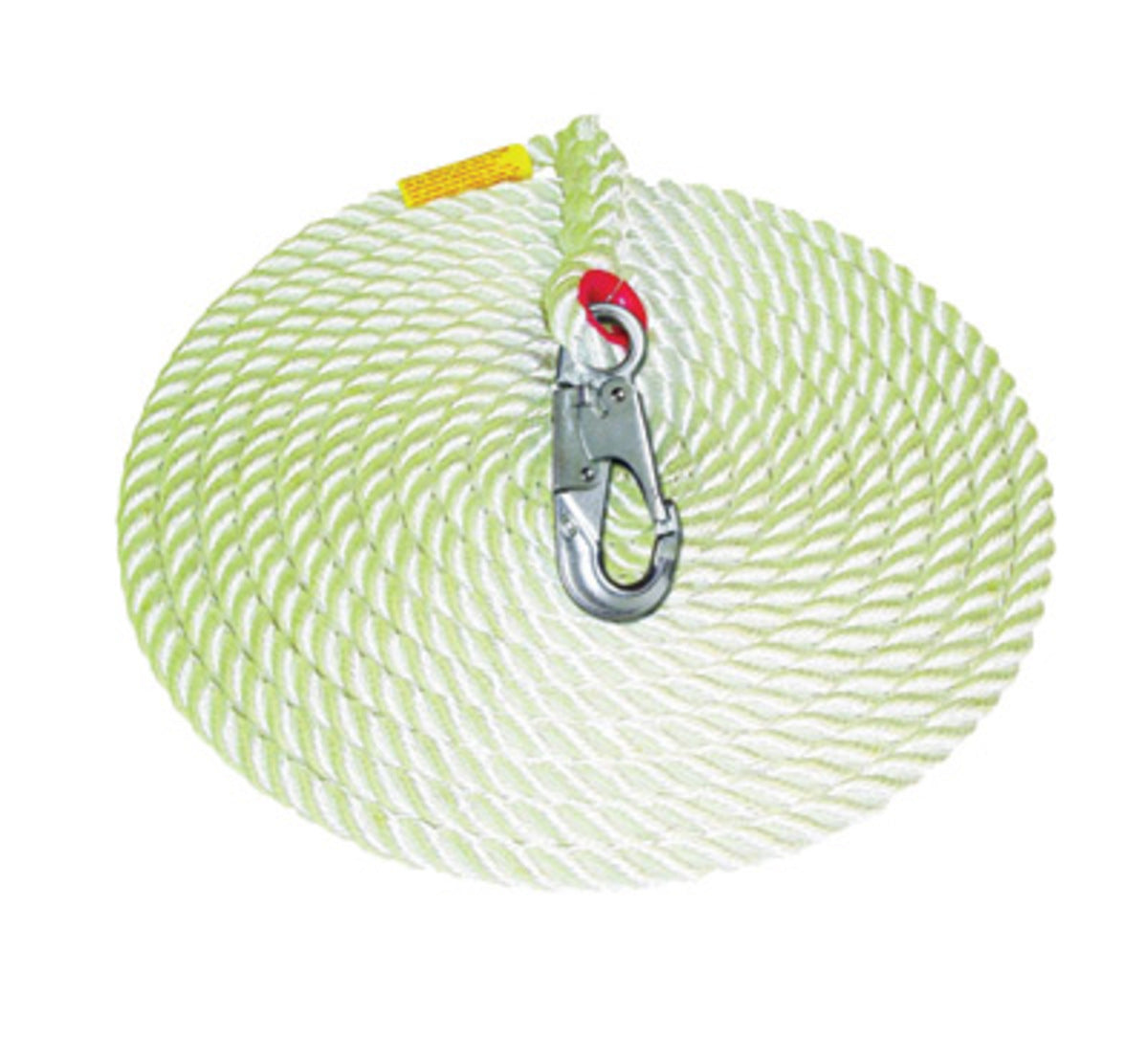 Nylon Rope Life Line DBI/SALA AC215A1 50' Vertical 5/8 Nylon Rope Lifeline With AJ514A Cara ...