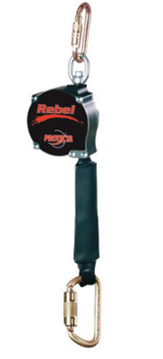 3M DBI SALA DBI/SALA AD111DR 11' Rebel Self-Retracting 1 Polyester Web Lifeline With Carabineer And Swiveling Anchorage, Self-retracting Lifelines