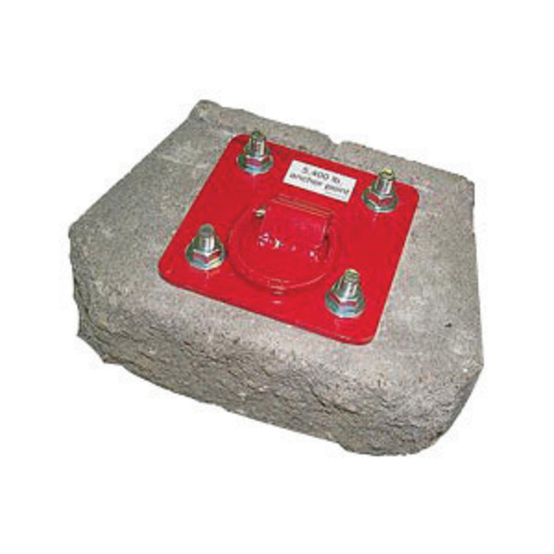 3M DBI SALA DBI/SALA AJ720A Protecta PRO Concrete Steel Plate Anchor With D-Ring And Anchor Bolts, Anchorage Connectors