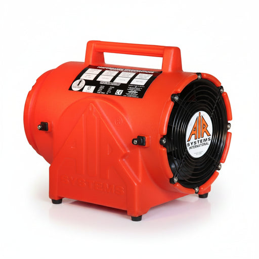 Air Systems CVF-8AC50 8in. Fan, Orange Plastic, 230vac, 50hz