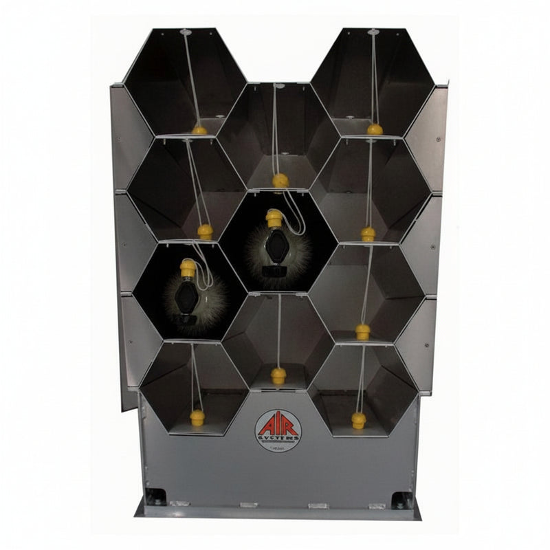 Air Systems AK24-15TS 15-cylinder SCBA Rack - Aluminum