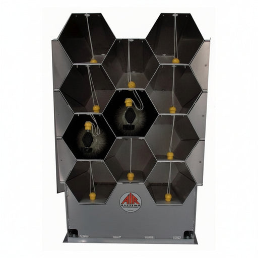Air Systems AK24-15TS 15-cylinder SCBA Rack - Aluminum