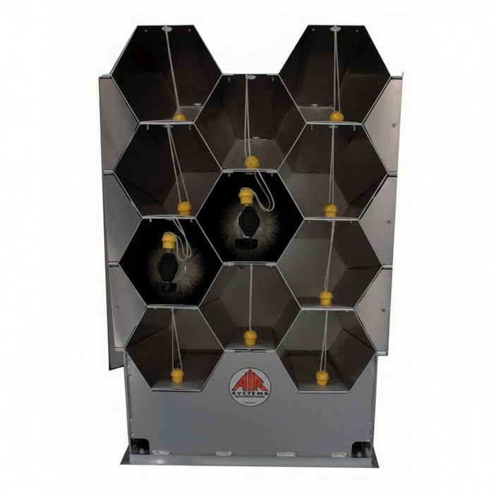 Air Systems AK24-15TS 15-cylinder SCBA Rack - Aluminum