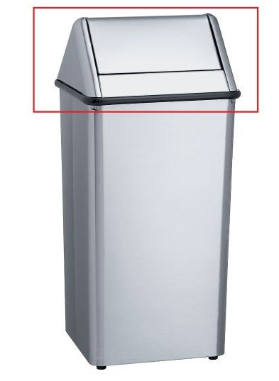 Bradley P15-025 Swing Top Cover for 377, 377-37 Waste Receptacles (13 Gallon)