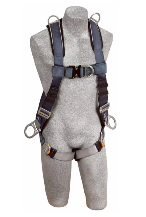 DBI/SALA 1110077 Large ExoFit XP Standard Vest Style Harness With Back, Front, Hip And Shoulder D-Rings, Quick Connect Buckles And Loops For Belt