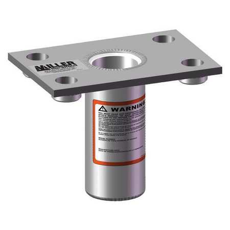 Miller DH-20SS/ DuraHoist Flush Floor Mount Sleeve, A-36 steel