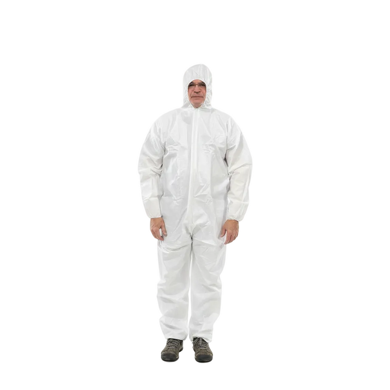 Intec 74072 Professional Duty FORCE SHIELD Disposable Coveralls with Hood