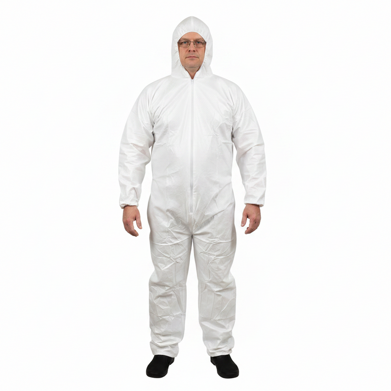 Intec 74073 Professional Duty BB FORCE SHIELD Disposable Coveralls with Breathable Back