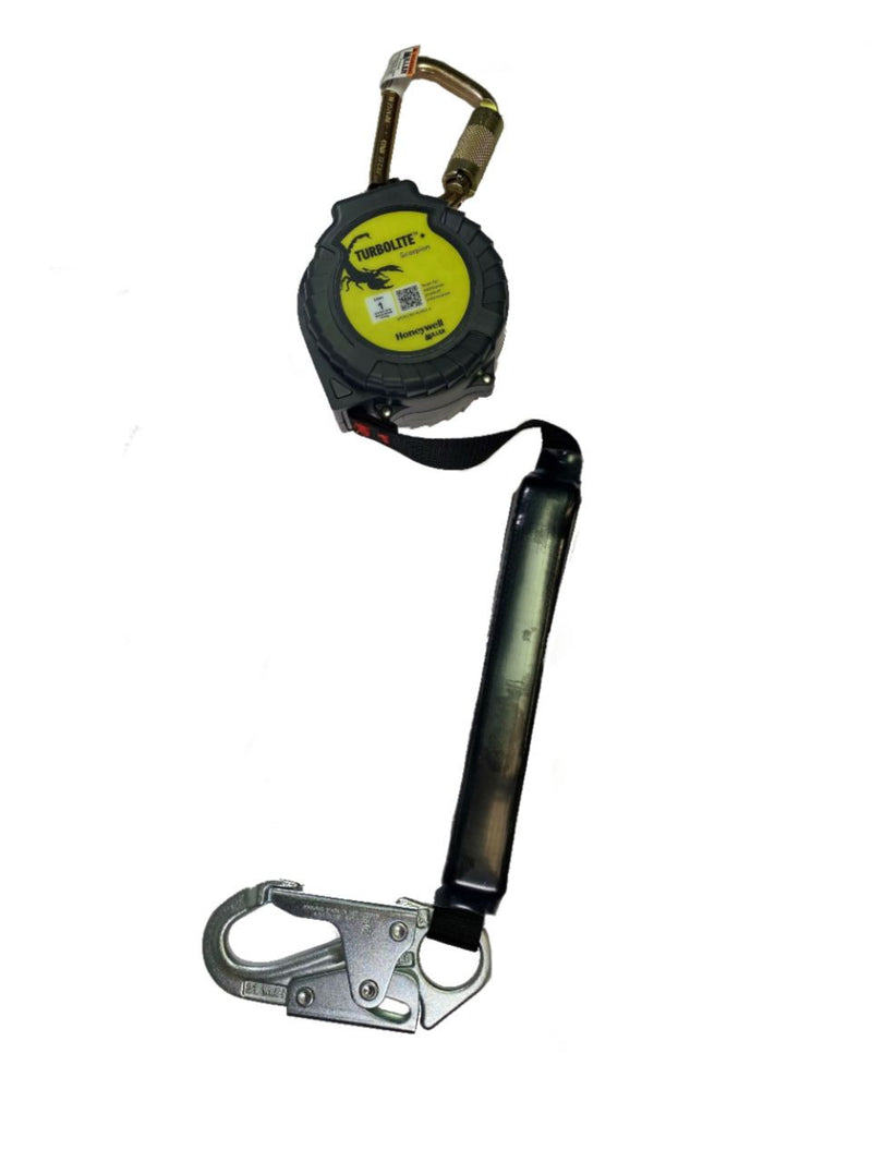 Miller Honeywell MTL-OHW1-07/11FT TurboLite+ Self-Retracting Lifeline with Locking Snap Hook, Self Retracting Lifeline