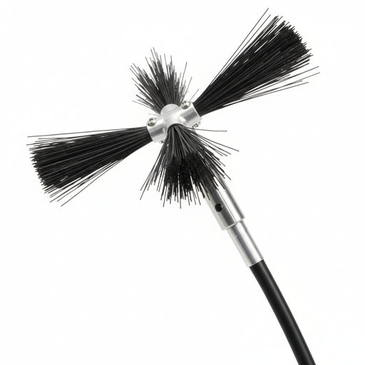 NIKRO 862051 12" Round Nylon Button Lock Brush