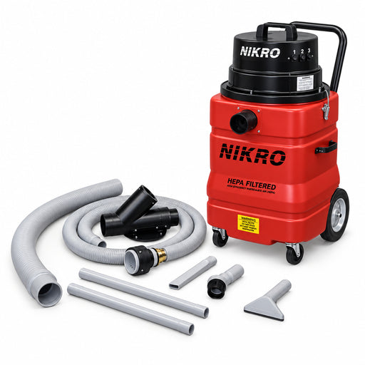 NIKRO DV15360 15 Gallon Dryer Vent / Chimney HEPA Vacuum with Tool Kit