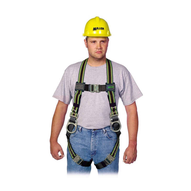 Miller E650-4/XXLGN DuraFlex Stretchable OSHA Harness, HARNESSES, BELTS & ACCESSORIES