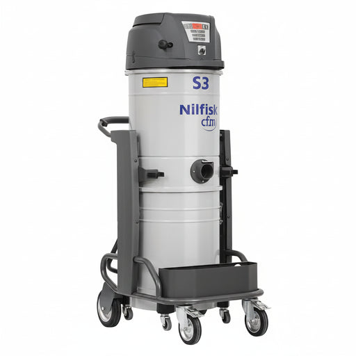 Nilfisk - 4010300477 - Dry, Std, 13 gal Tank Size, Steel, 2 3/4 in Vacuum Hose Dia.