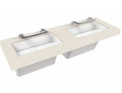 Bradley S93-759 OmniDeck w/ WashBar 5010 - 2 Station, Handwashing Stations