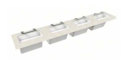 Bradley S93-765 OmniDeck w/ WashBar 5010 - 4 Station, Handwashing Stations