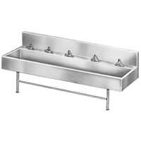 Bradley S96-080 Multi-Station Wall Sink, Washfountains
