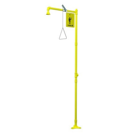 Bradley S19-110 Free Standing Drench Shower With Plastic Shower Head