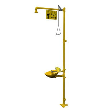Bradley S19314EW Halo Emergency Eyewash Safety Drench Shower, Combination Unit