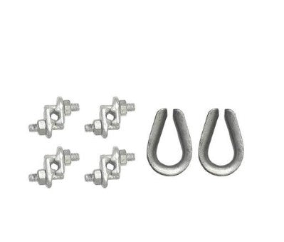 Falltech 62203C SteelGrip Cable HLL Termination Kit, Horizontal Lifelines