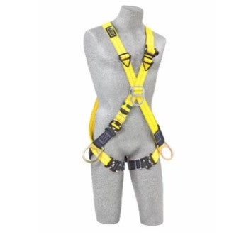 3M DBI SALA DBI/SALA 1110727 X-Large Delta No-Tangle Cross Over/Full Body Style Harness With Back, Front And Side D-Ring And Tech-Lite Quick Connect