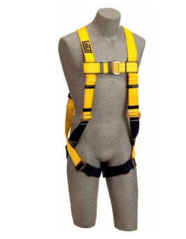 DBI/SALA 1101639 2X Delta No-Tangle Construction/Vest Style Harness With Back D-Ring, Pass-Thru Leg Strap Buckle And Loops For Belt