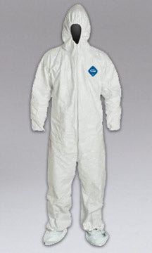 Nikro Industries Inc. Nikro 860991 - TYVEK COVERALLS With HOOD & BOOT (XXL) 25 Per Case, Mold-Flood Remediation Equipment
