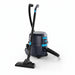 Nilfisk VP500 HEPA cordless canister vacuum with wand and floor tool